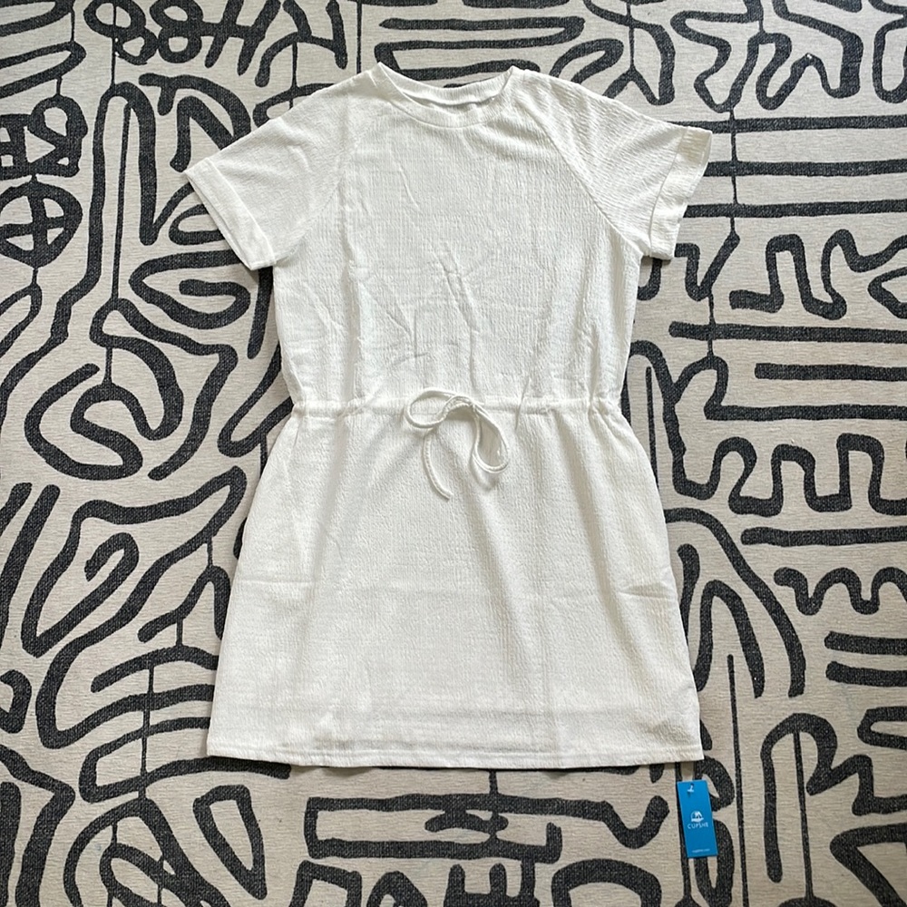 Drawstring Mini Dress